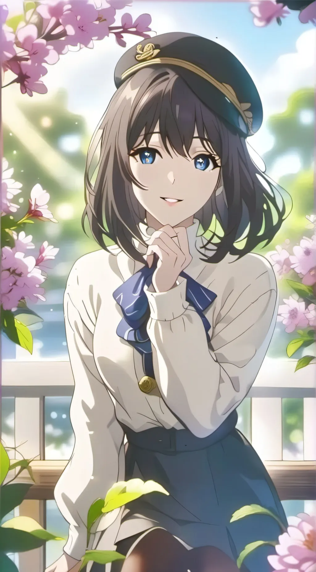 ai character: Sakura Watanabe  background