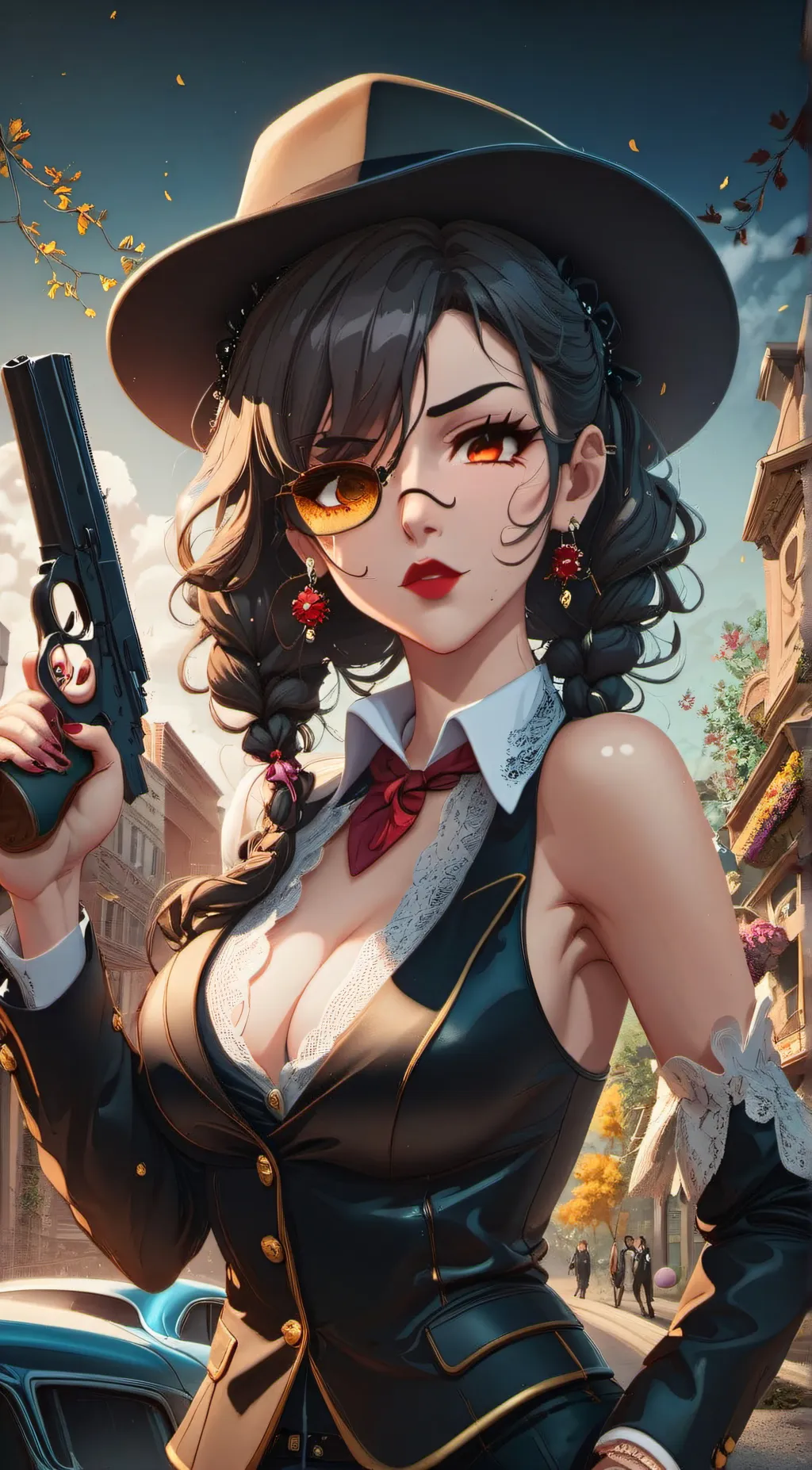 ai character: ♤sofi♤ background