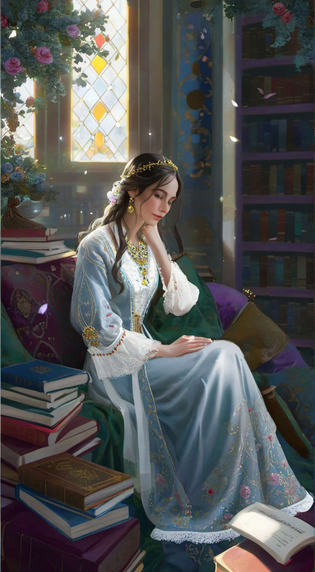 ai character: abby background