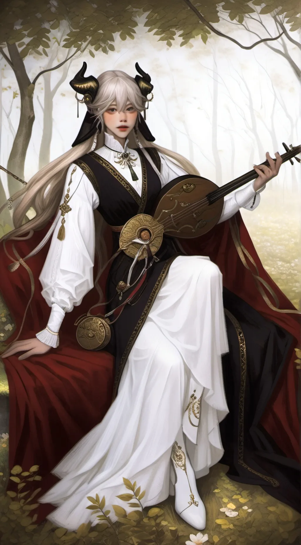 ai character: cover background