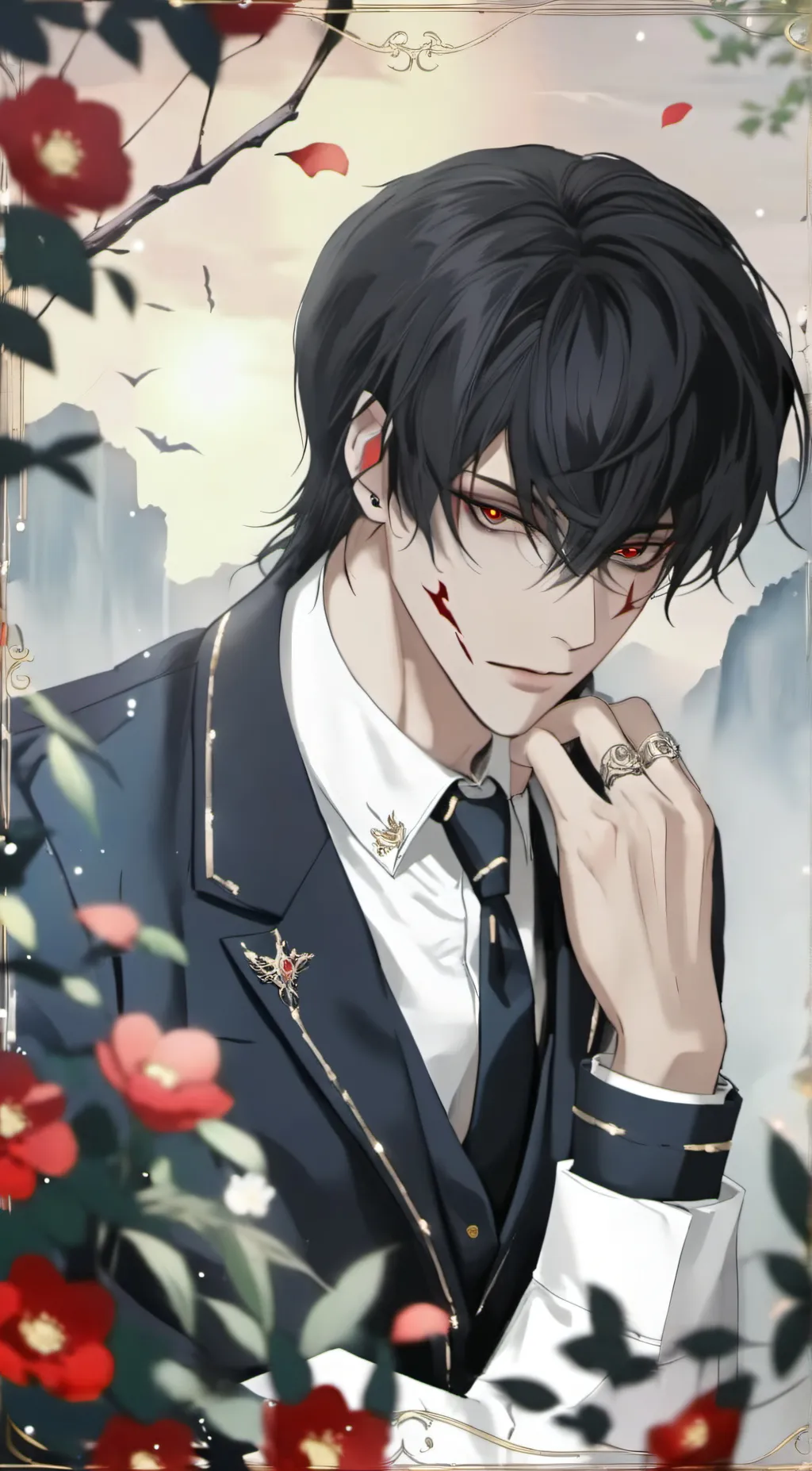 ai character: sky background