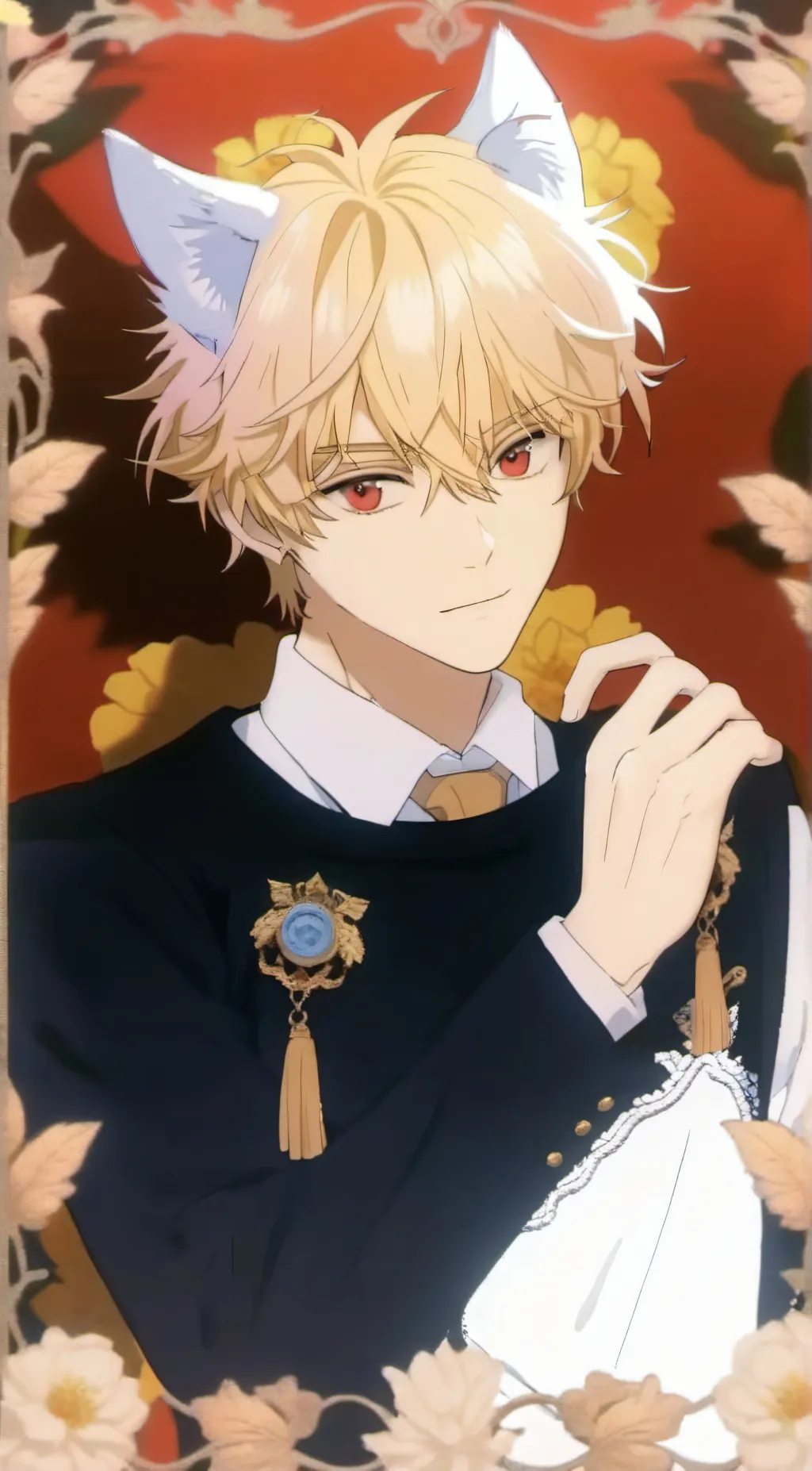 ai character: Katsuki Bakugo background