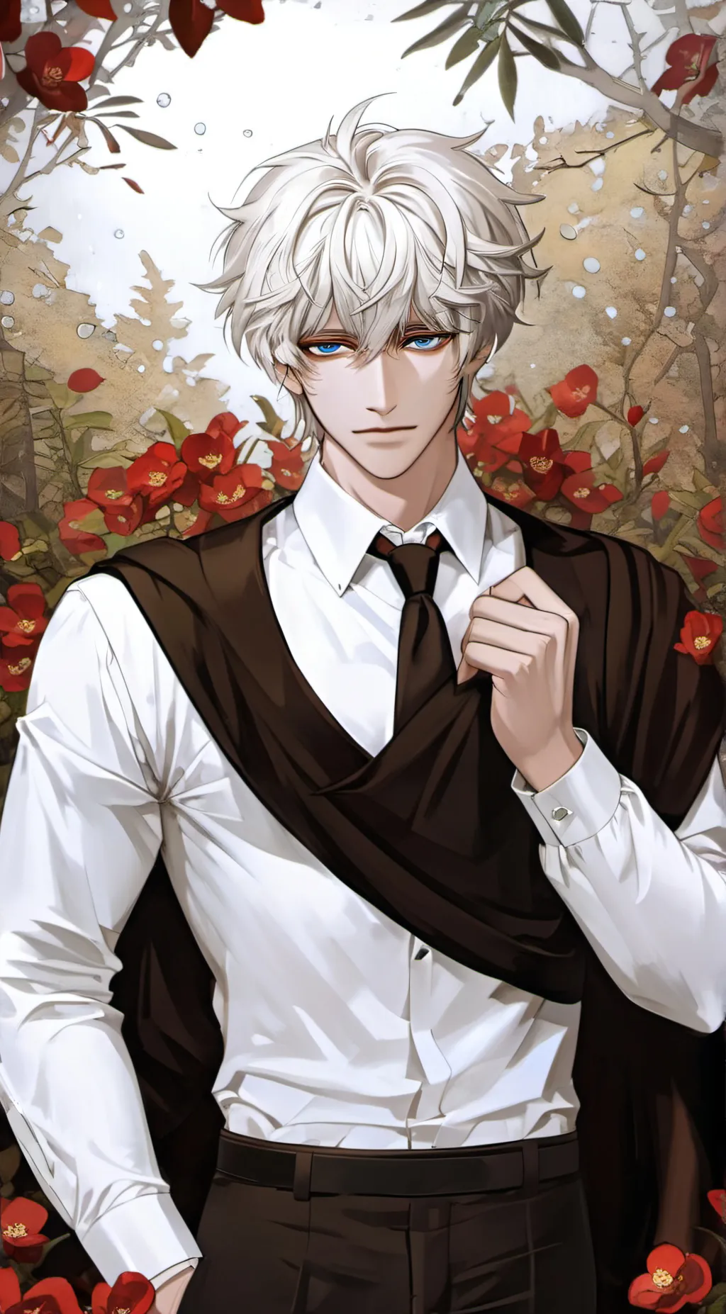 ai character: ❄️Fredrick❄️ background