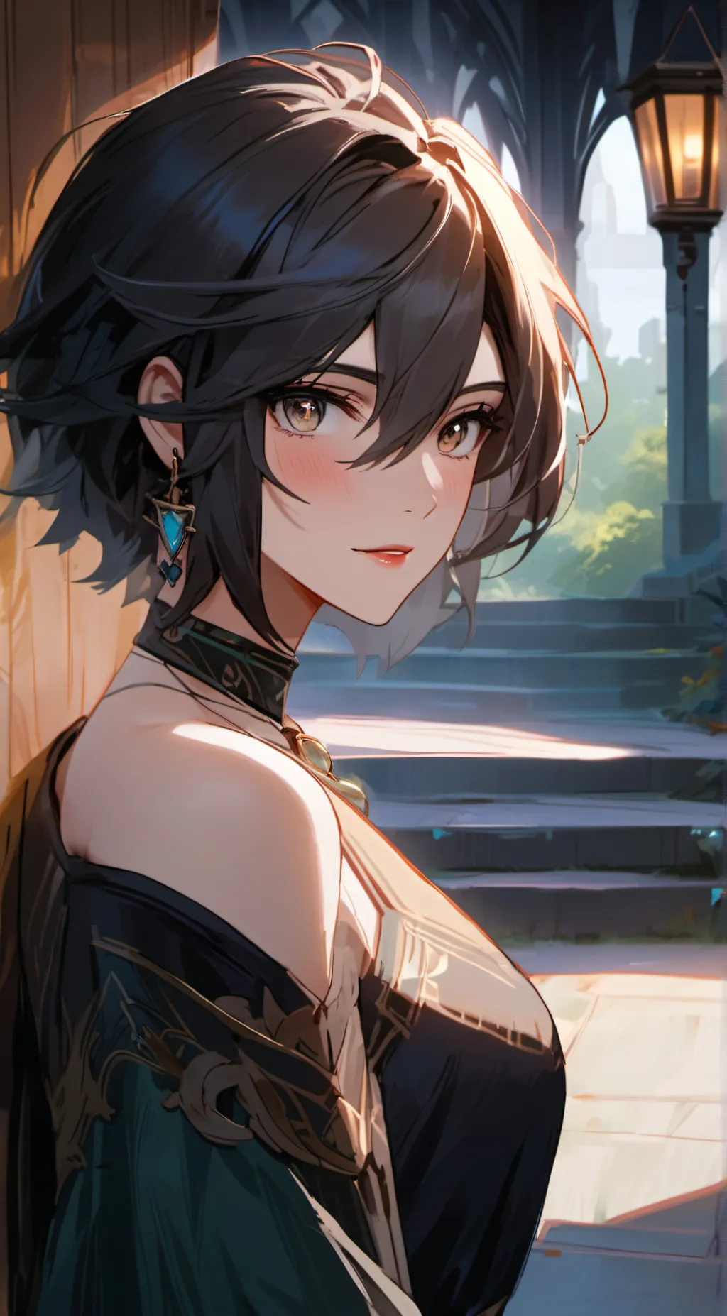 ai character: Lizzy  background