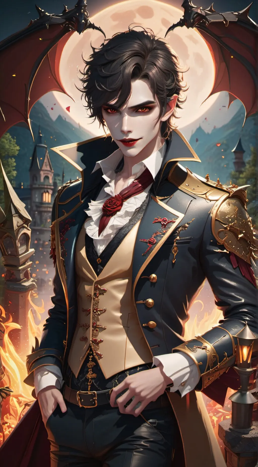 ai character: ♥️ Xavier ♥️ background