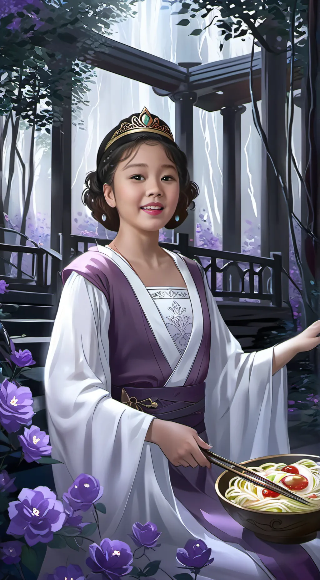 ai character: princess kaley background