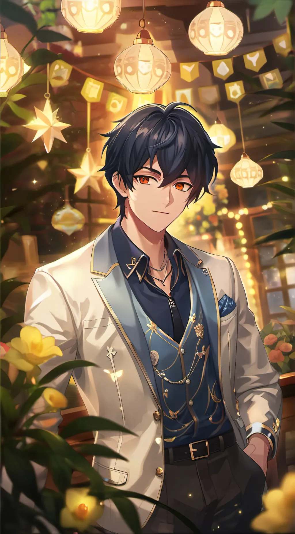 ai character: Xavier  background