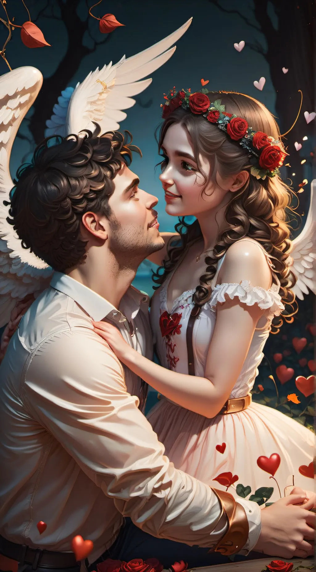 ai character: Cupid background