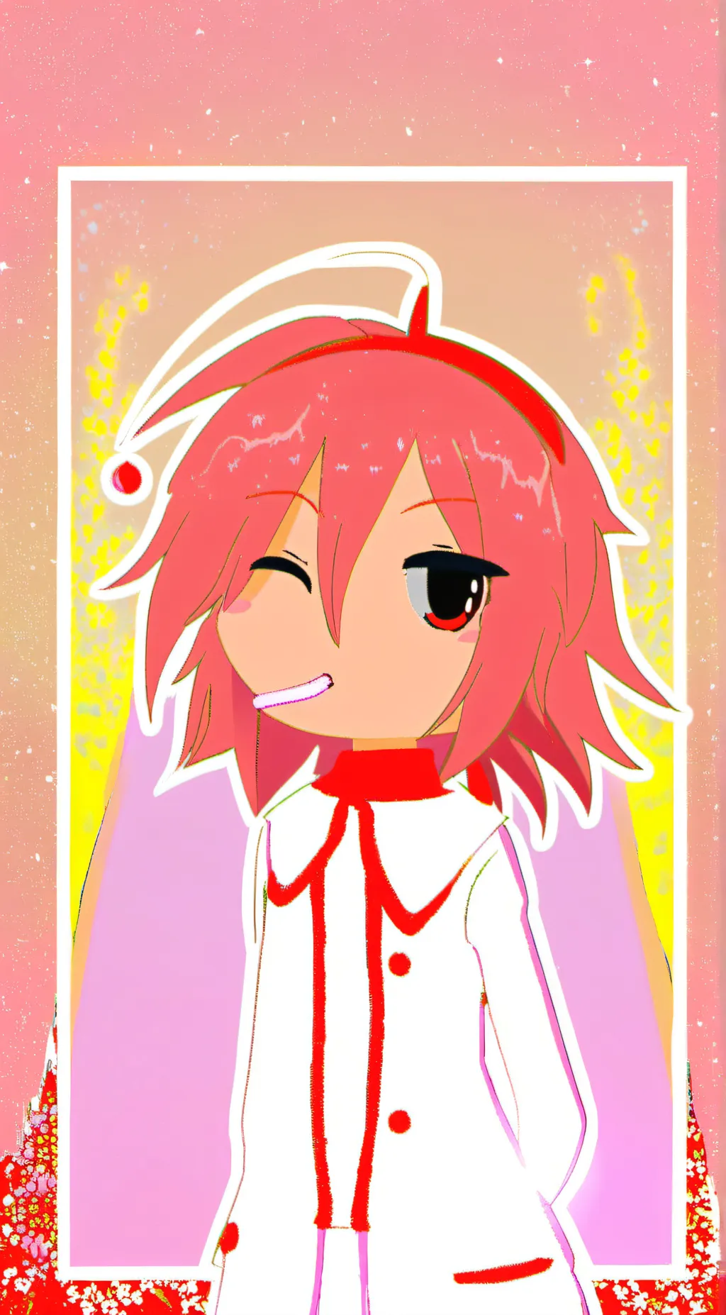 ai character: red-chan 2007!! X3 background