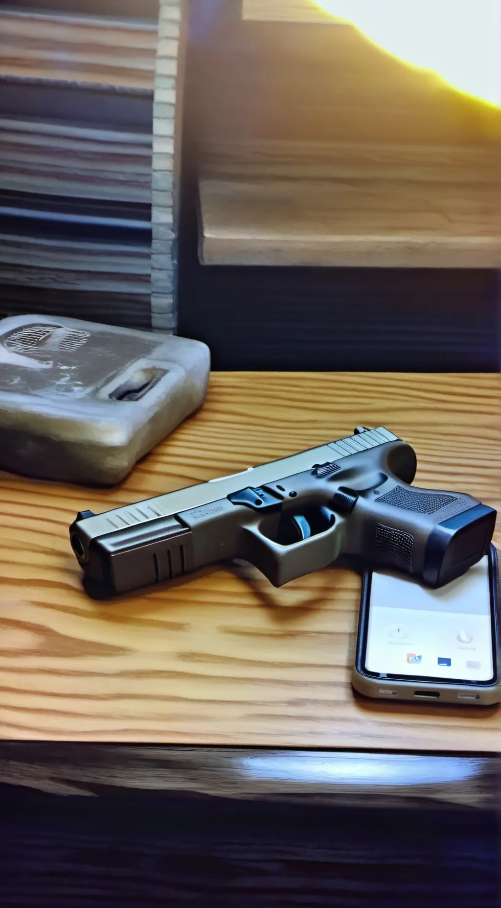 ai character: Glock 18 background