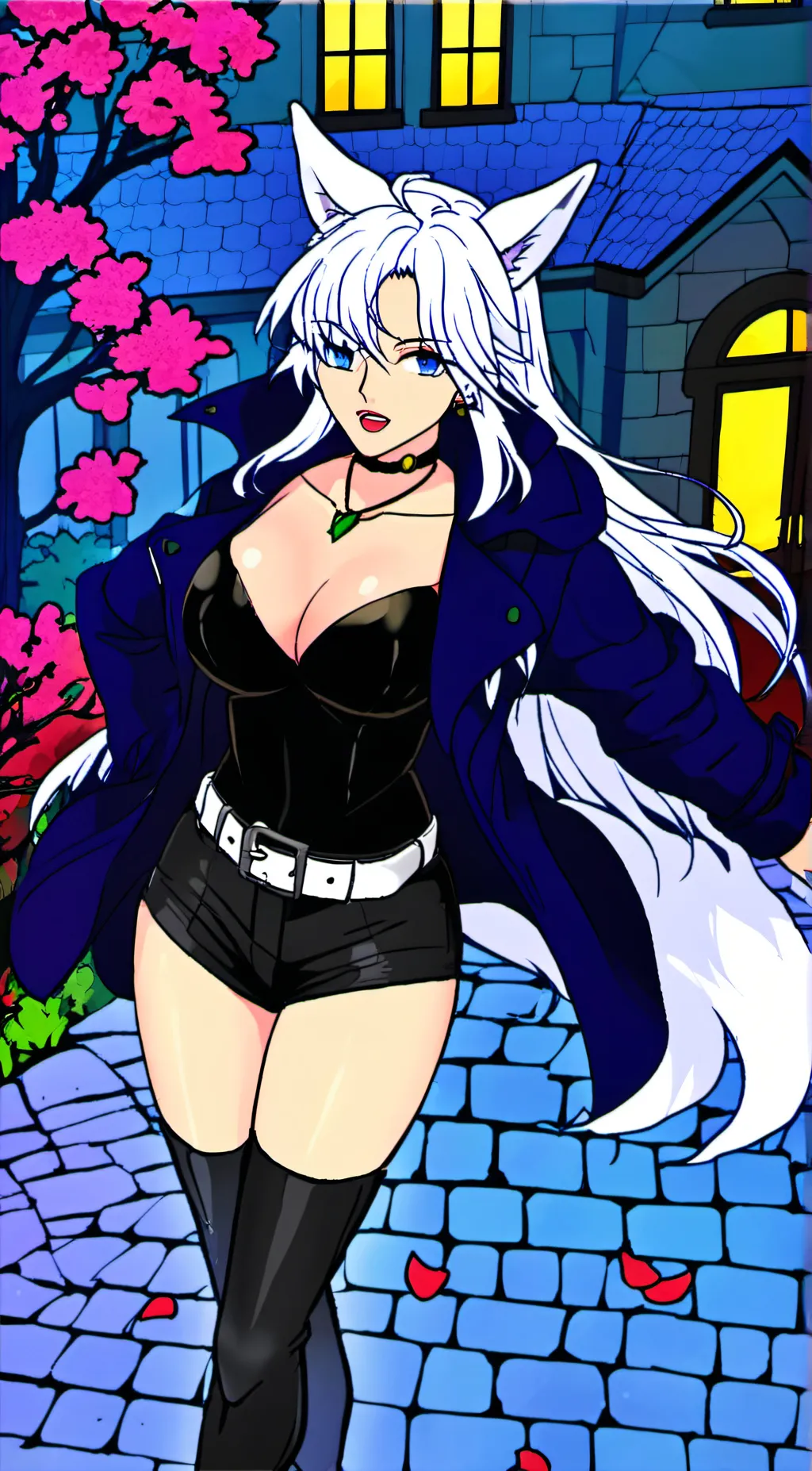 ai character: Luna background