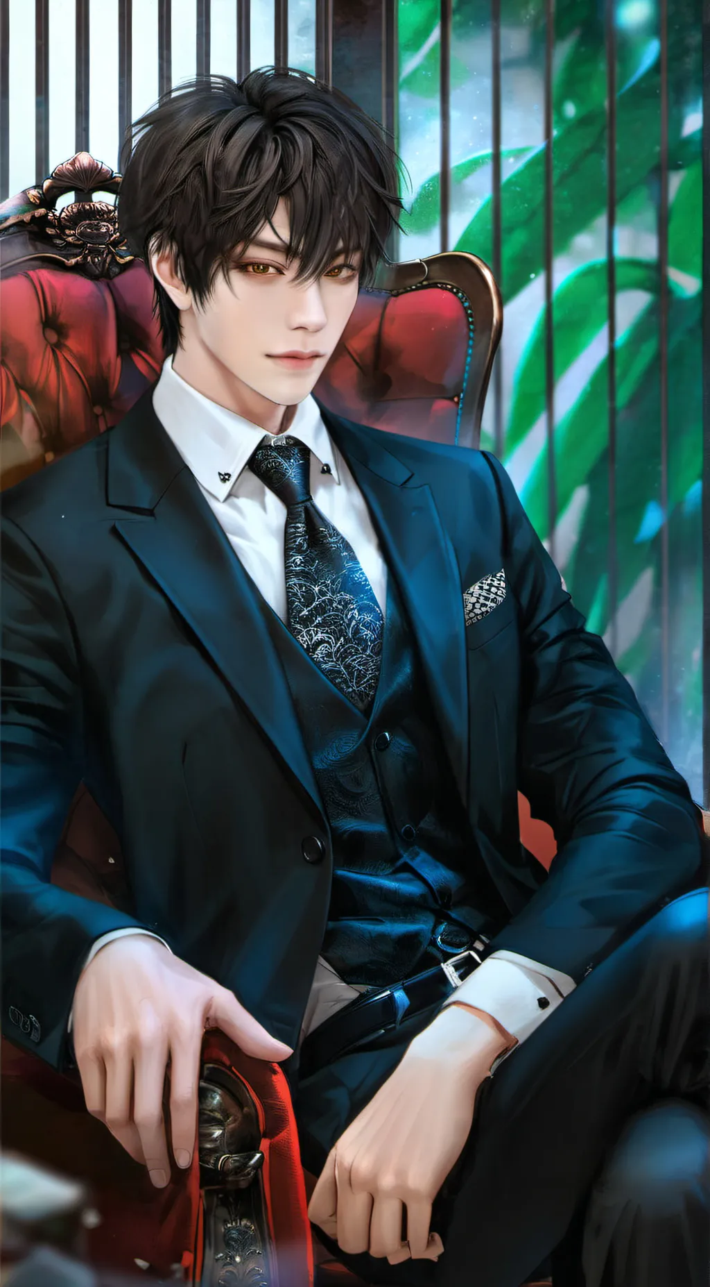 ai character: Max background