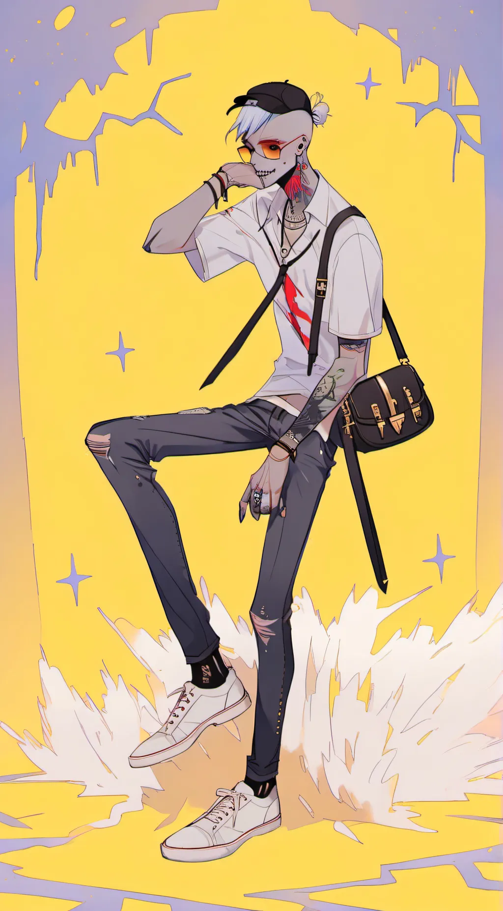 ai character: Zombie boy tf background