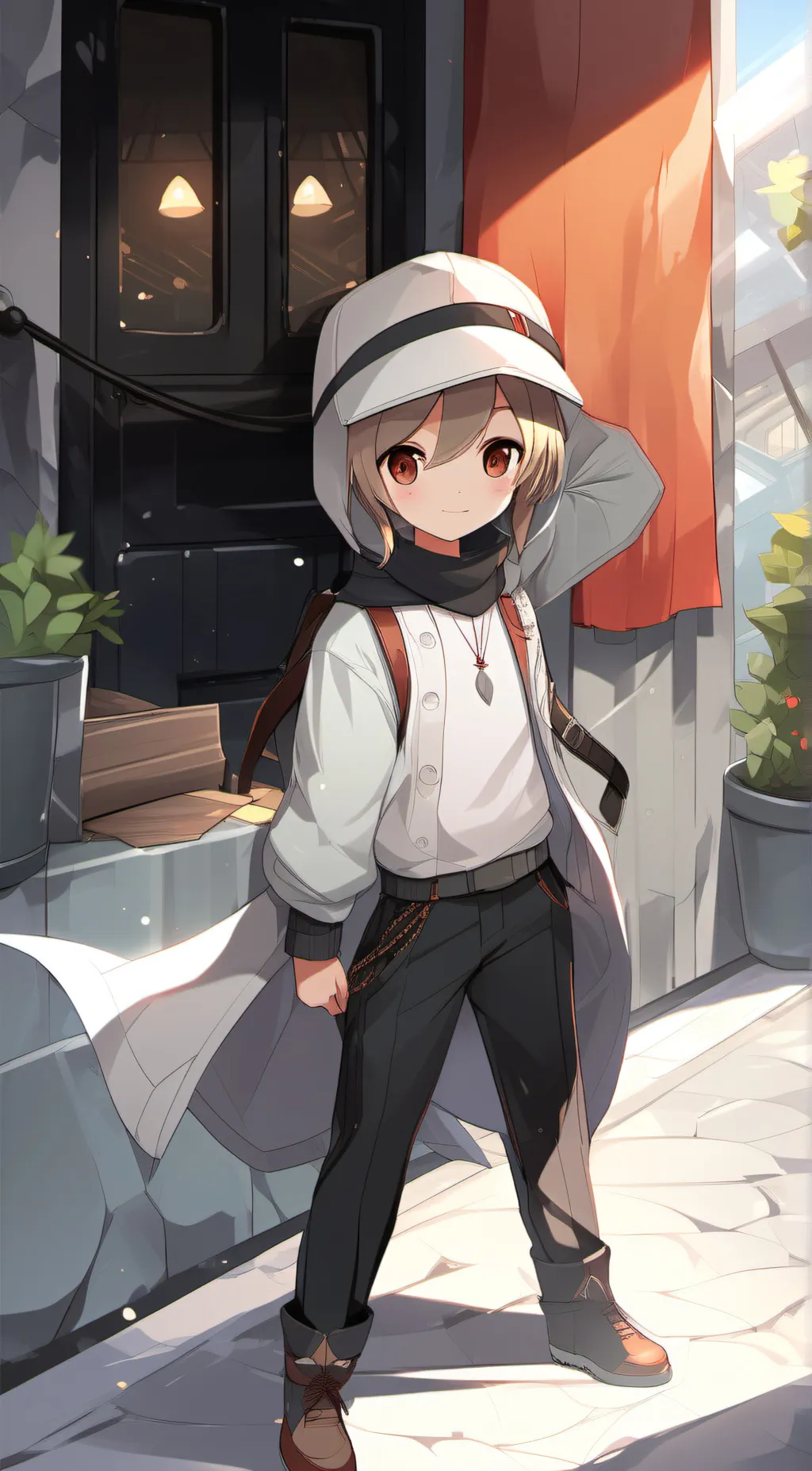 ai character: lab background