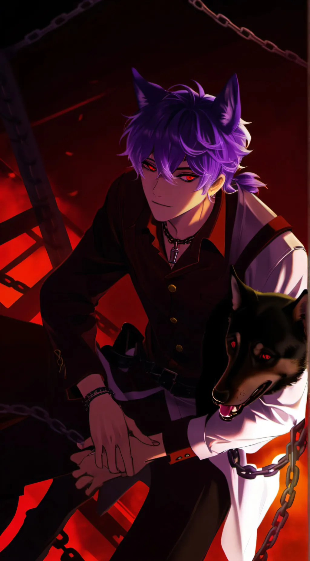 ai character: catnap background