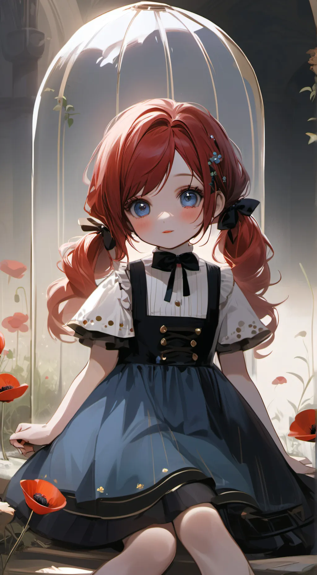 ai character: poppy background