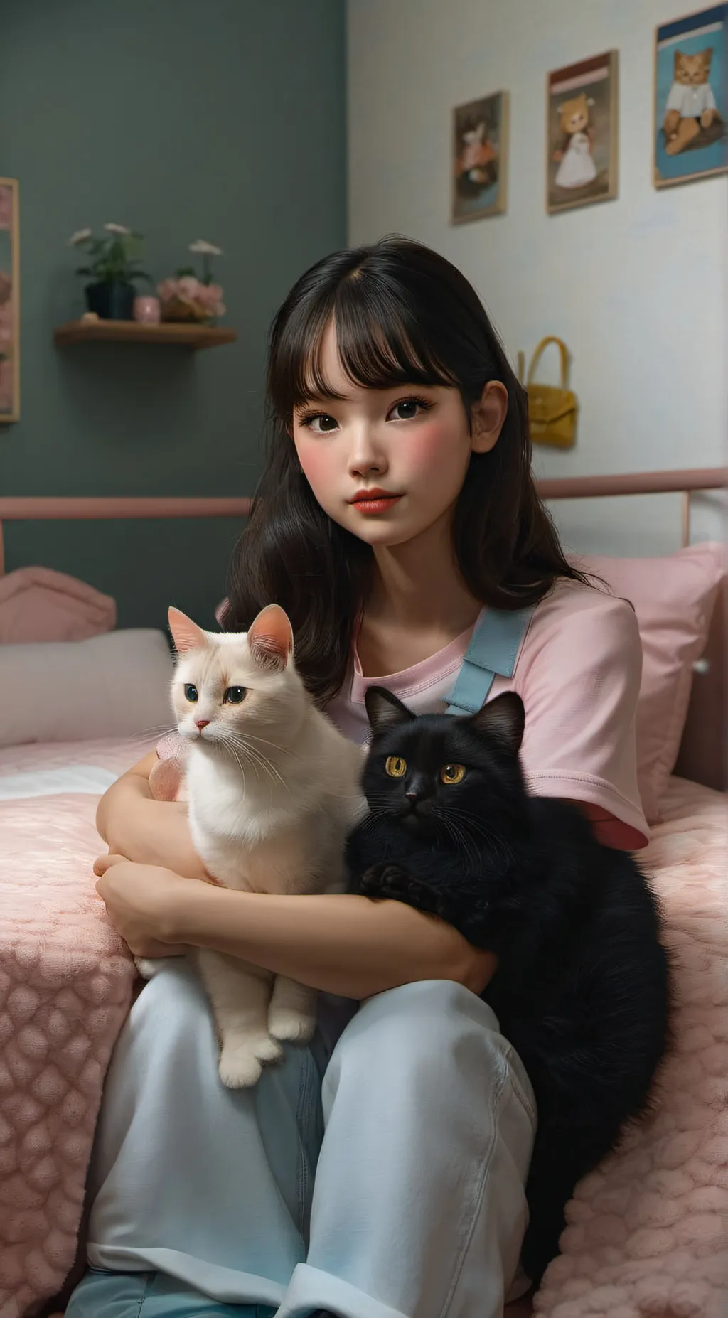 ai character: viplet background