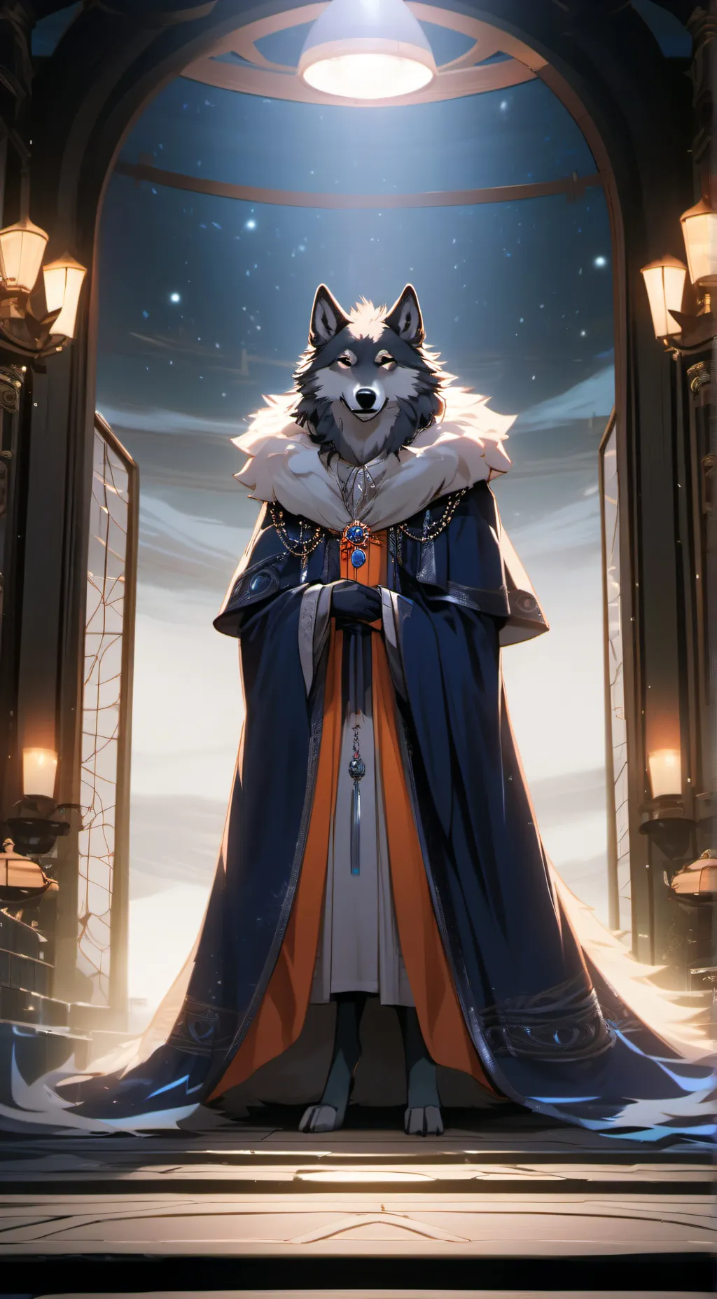 ai character: Ruler of Furries background