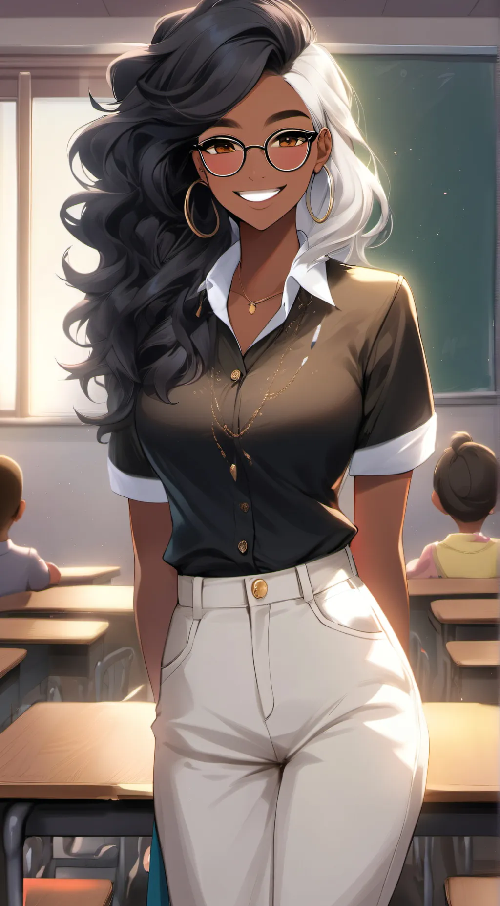 ai character: ༅Lun༄ background