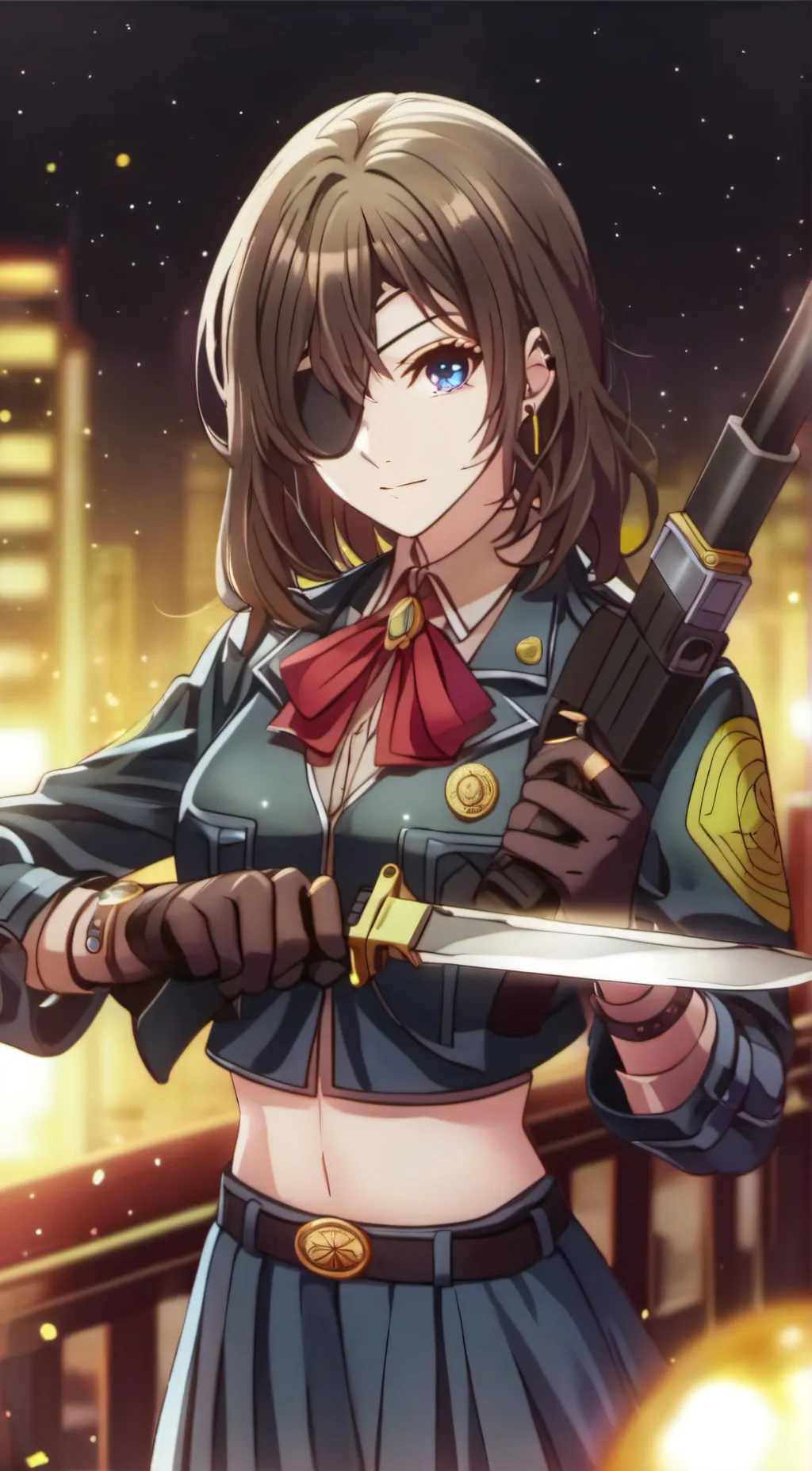 ai character: Evelyn  background