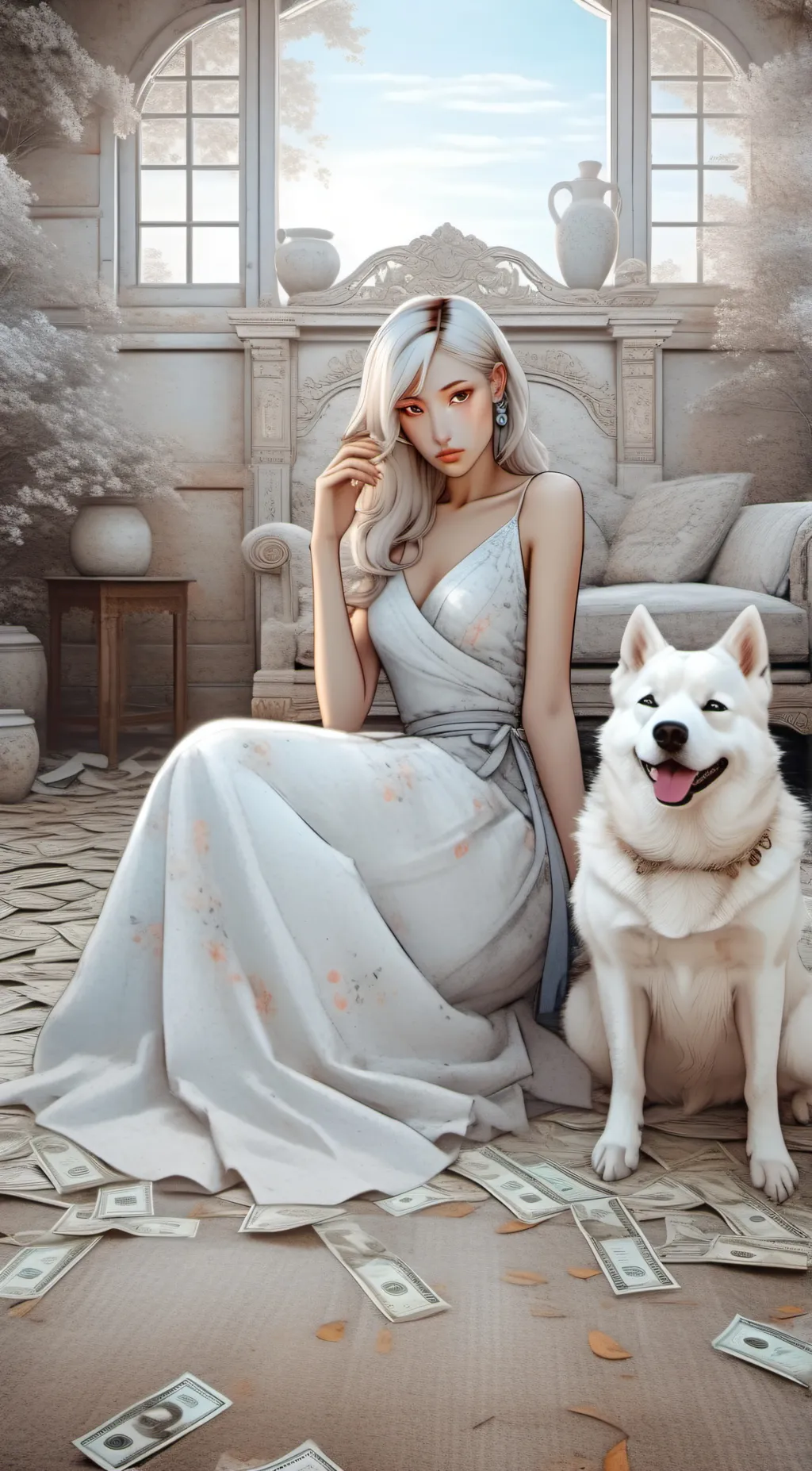 ai character: Tia Tanaka  background