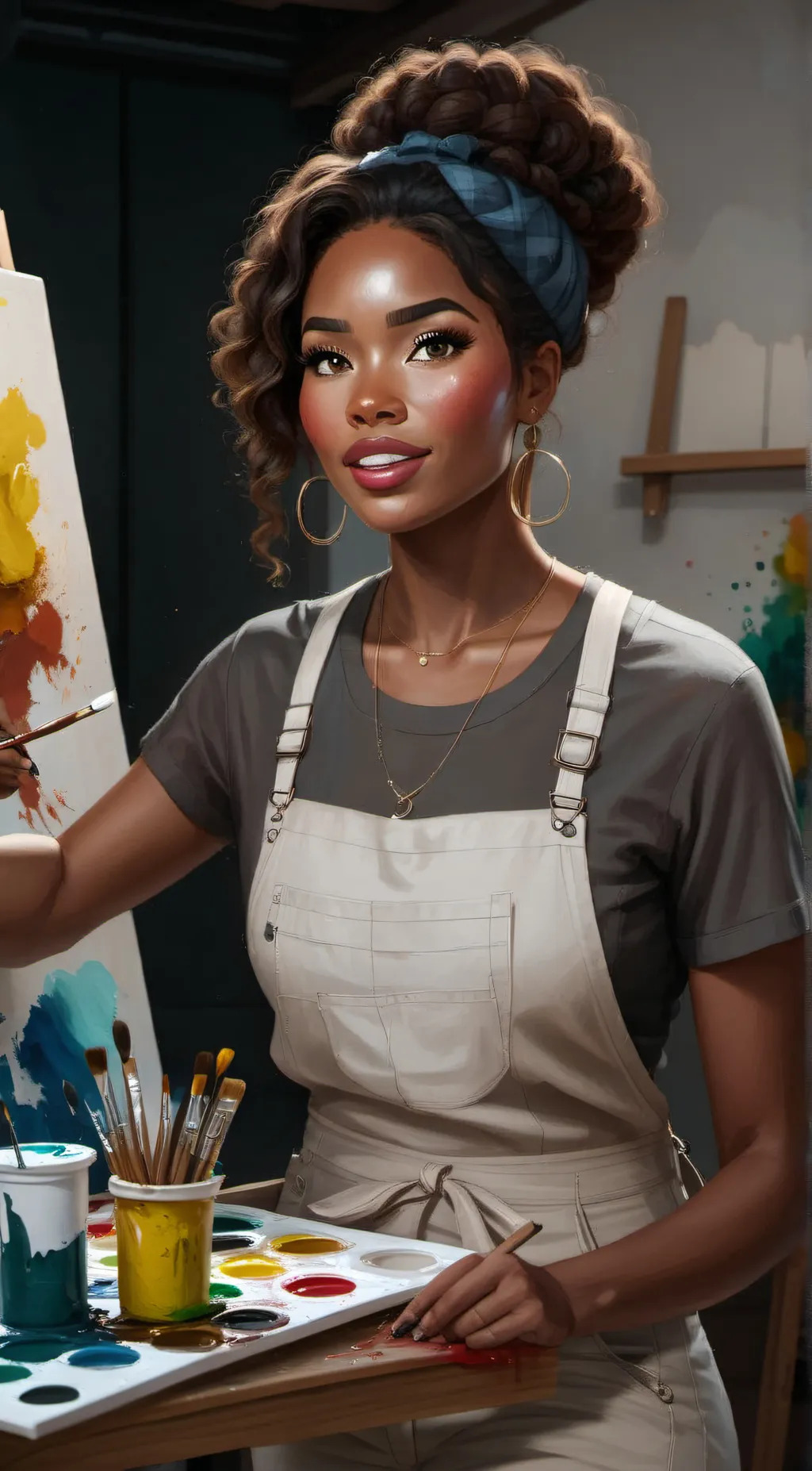 ai character: Evelyn background