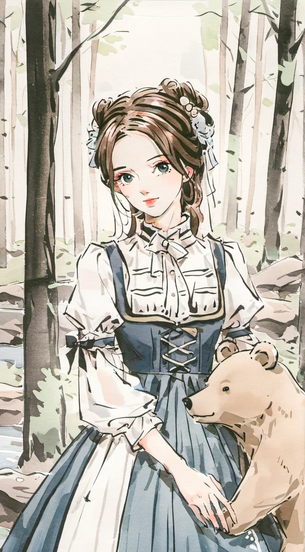 ai character: Zoe  background