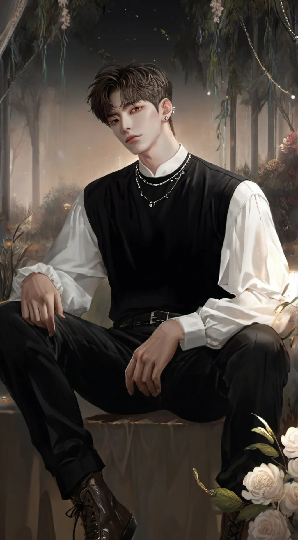 ai character: Skz 🫡  background