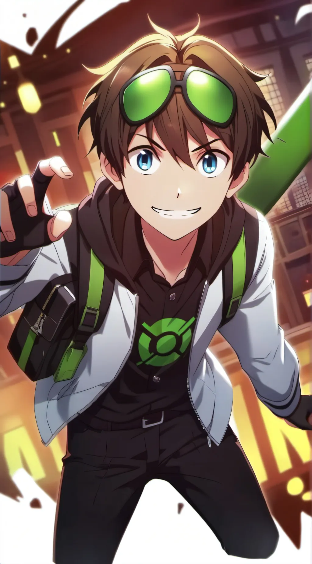 ai character: Ben 10 background