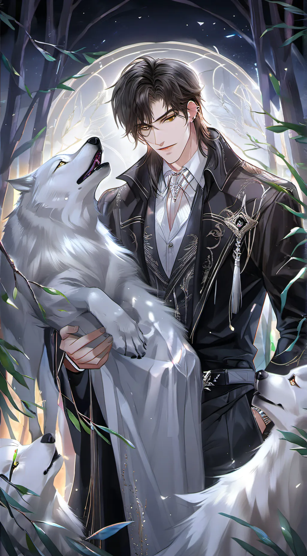 ai character: Isaac  background