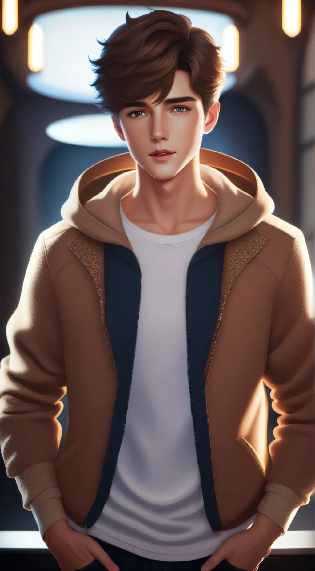 ai character: Mr. Drew background