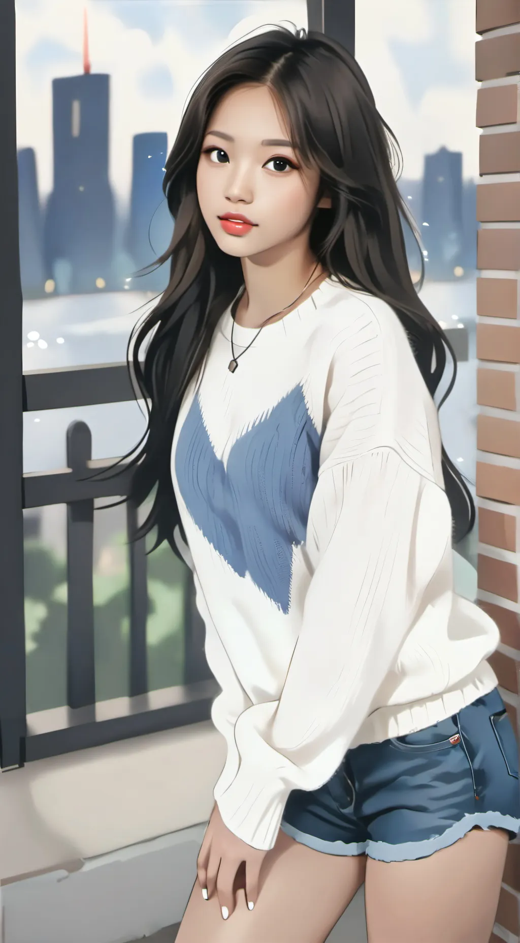 ai character: sene background