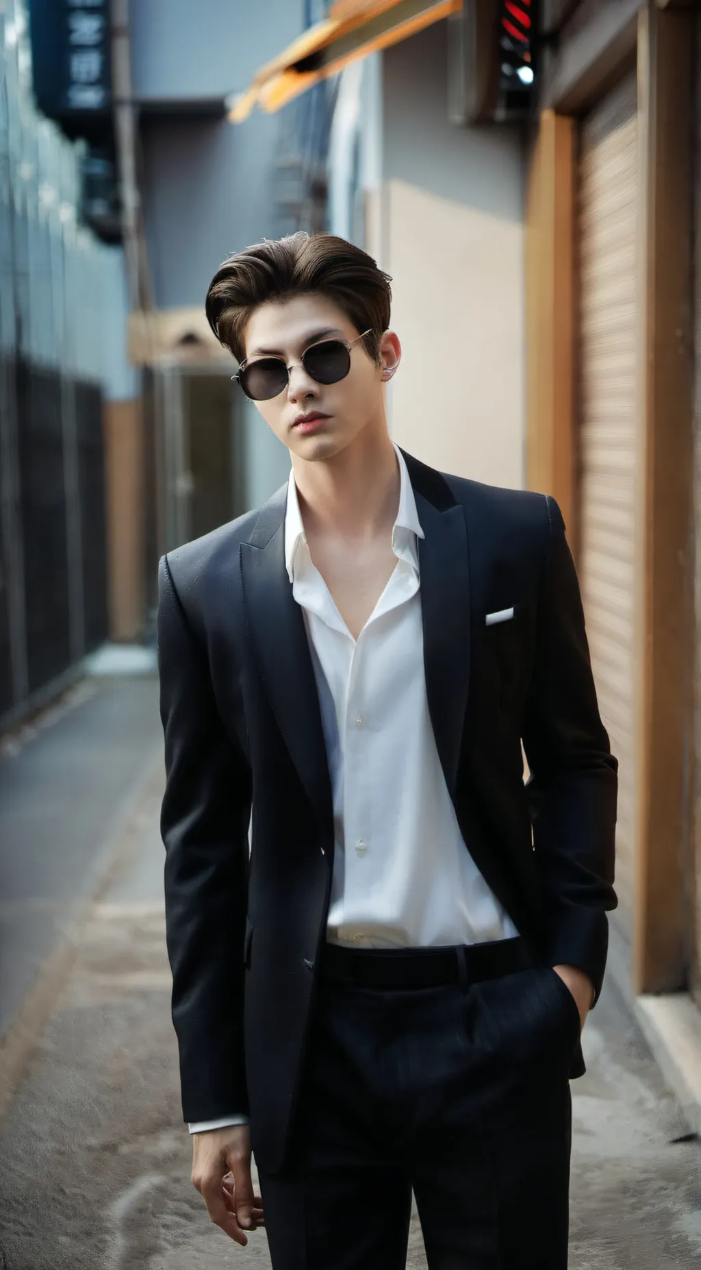 ai character: Park Woo background