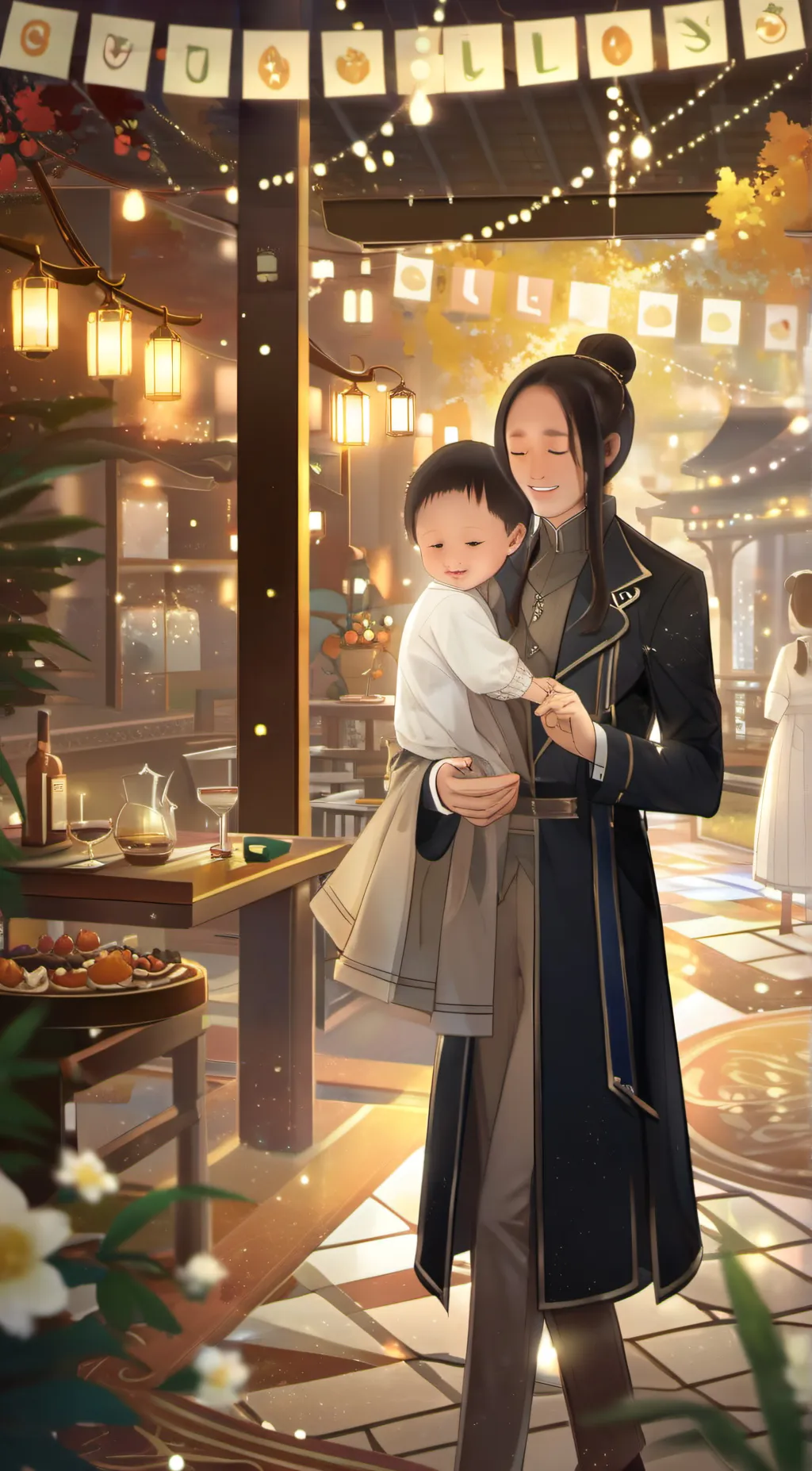 ai character: Eliza and John background