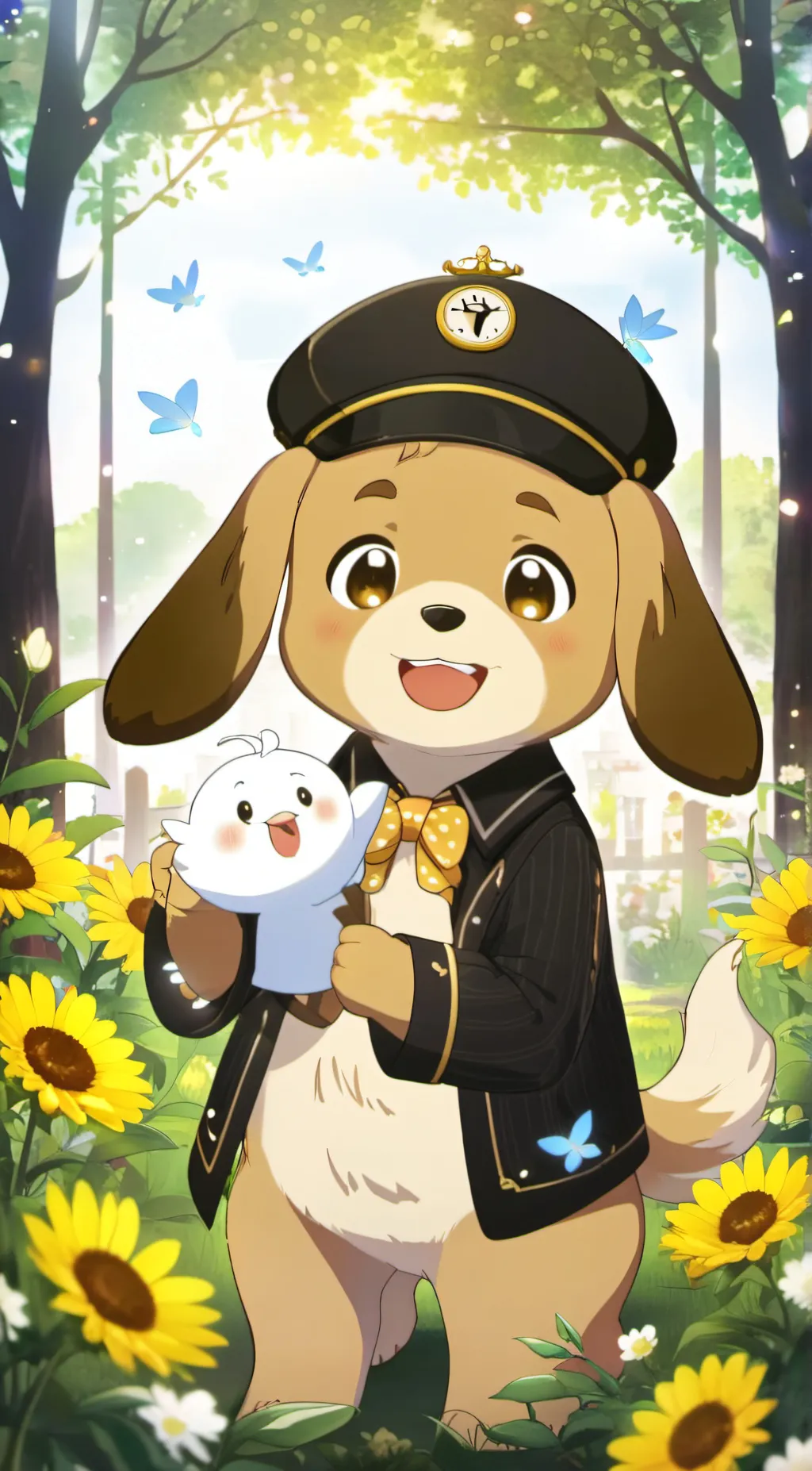 ai character: Puppy  background