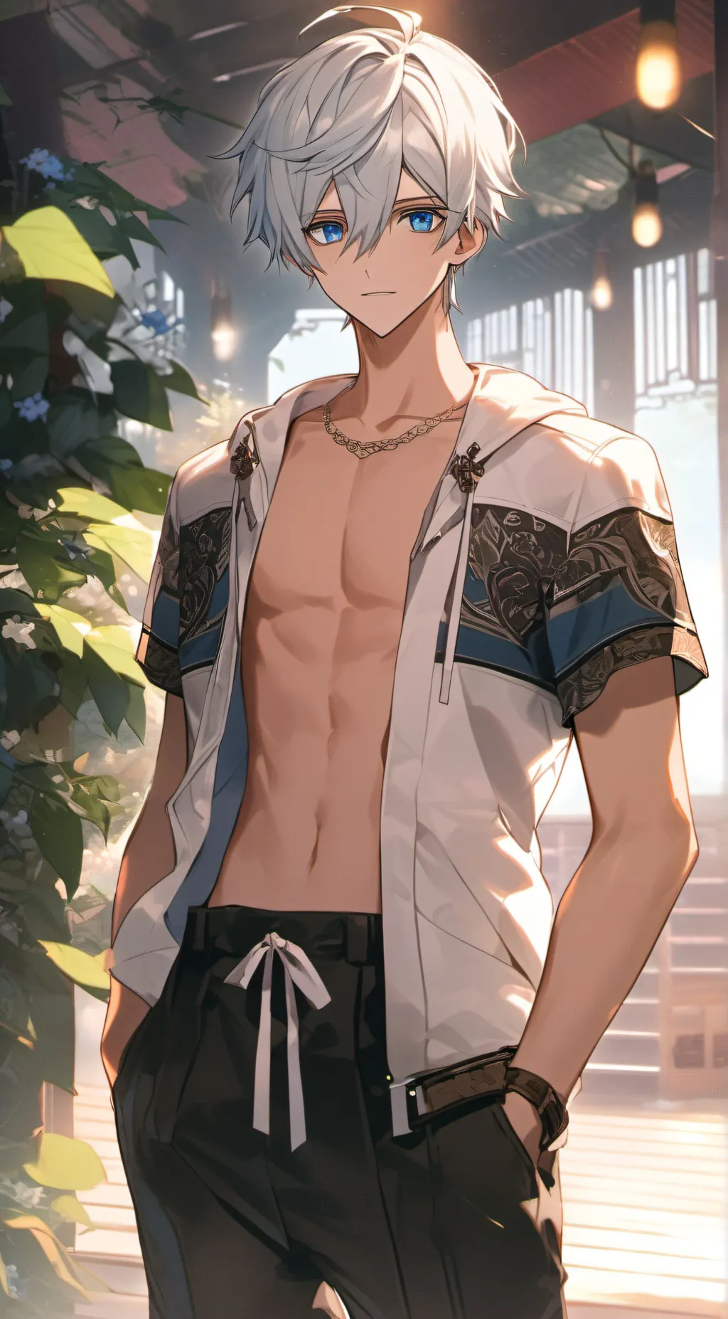 ai character: Sky background