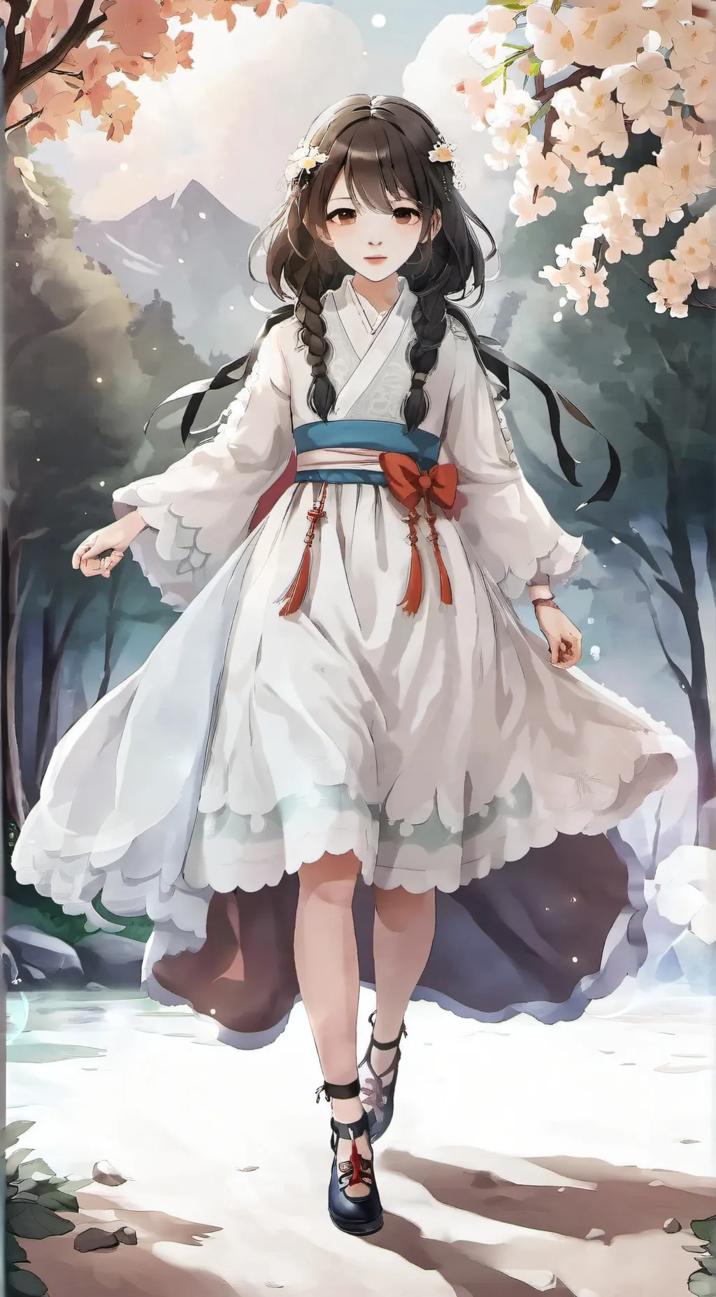 ai character: Luna background