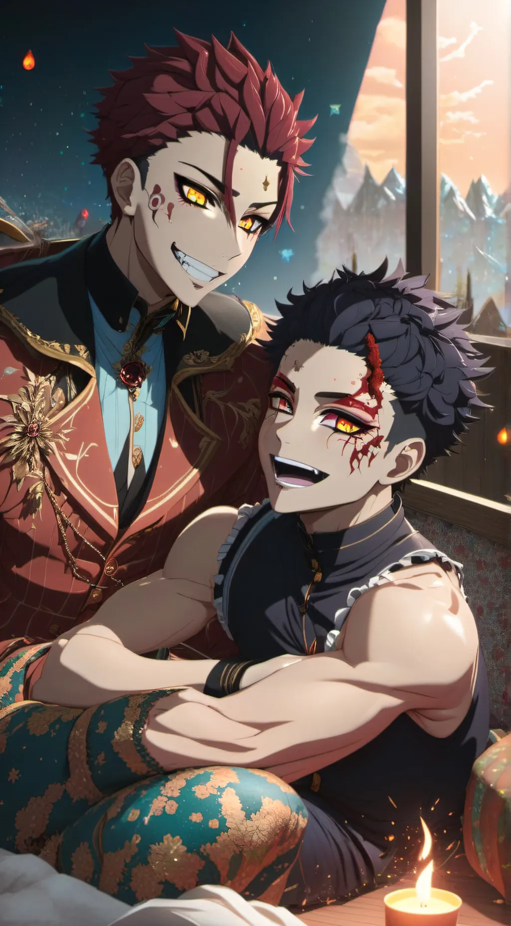 ai character: Alex and jake background