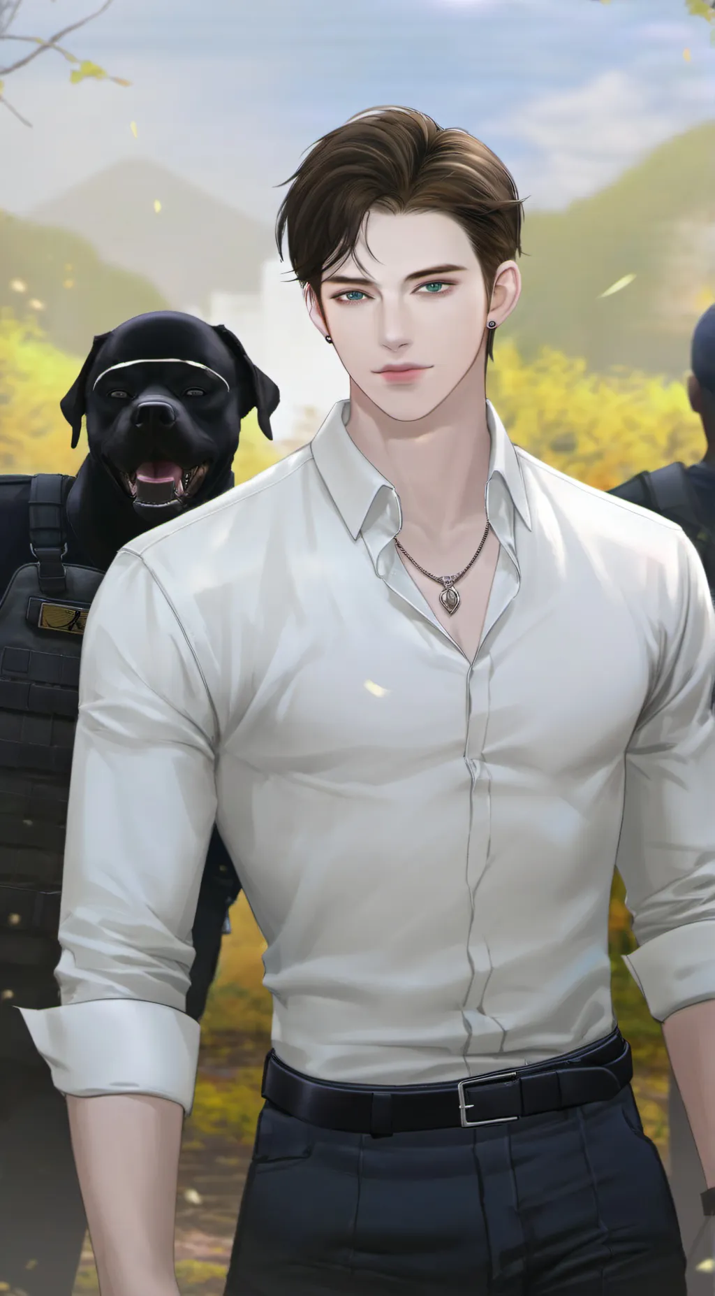 ai character: Mathias  background