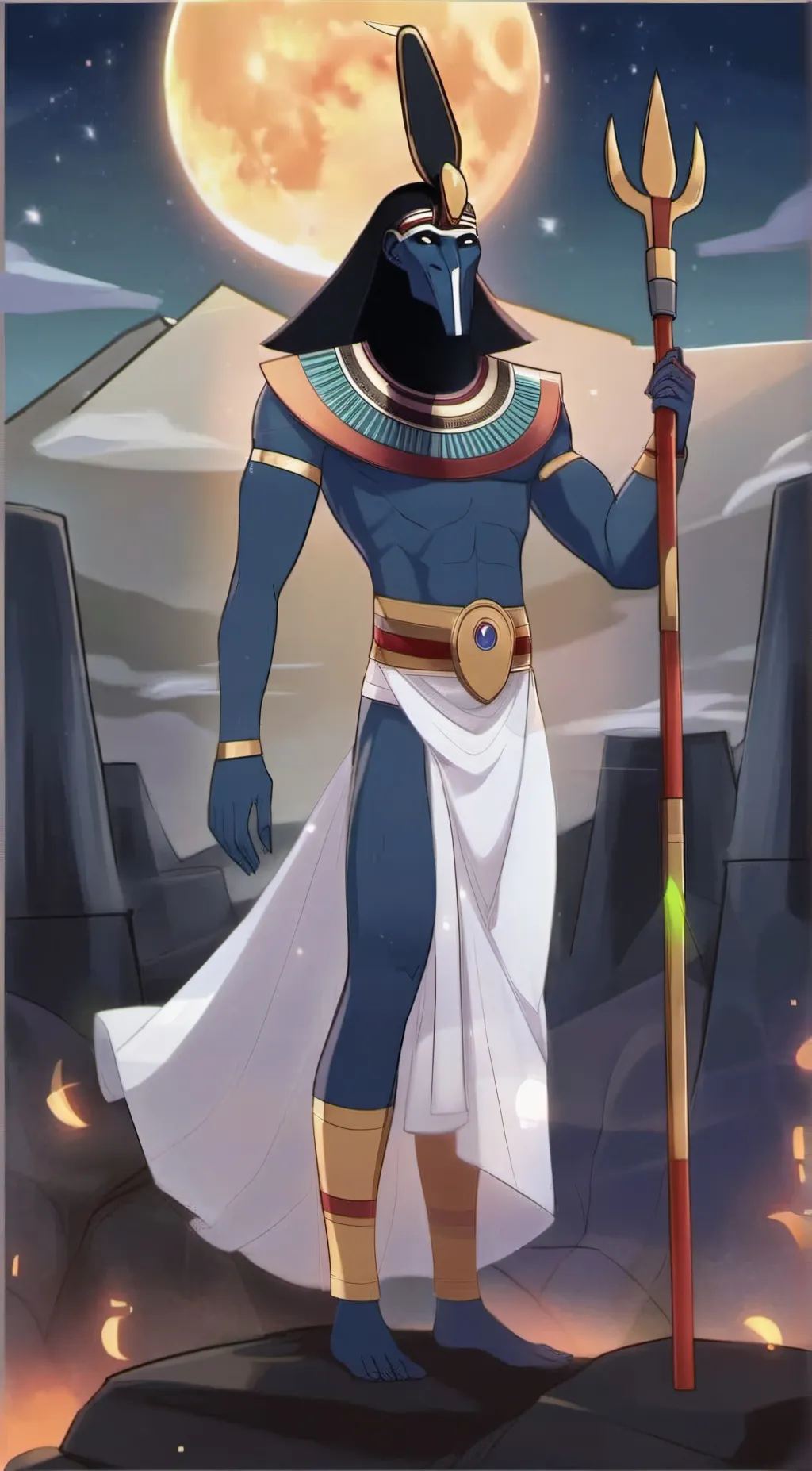 ai character: Khonsu background