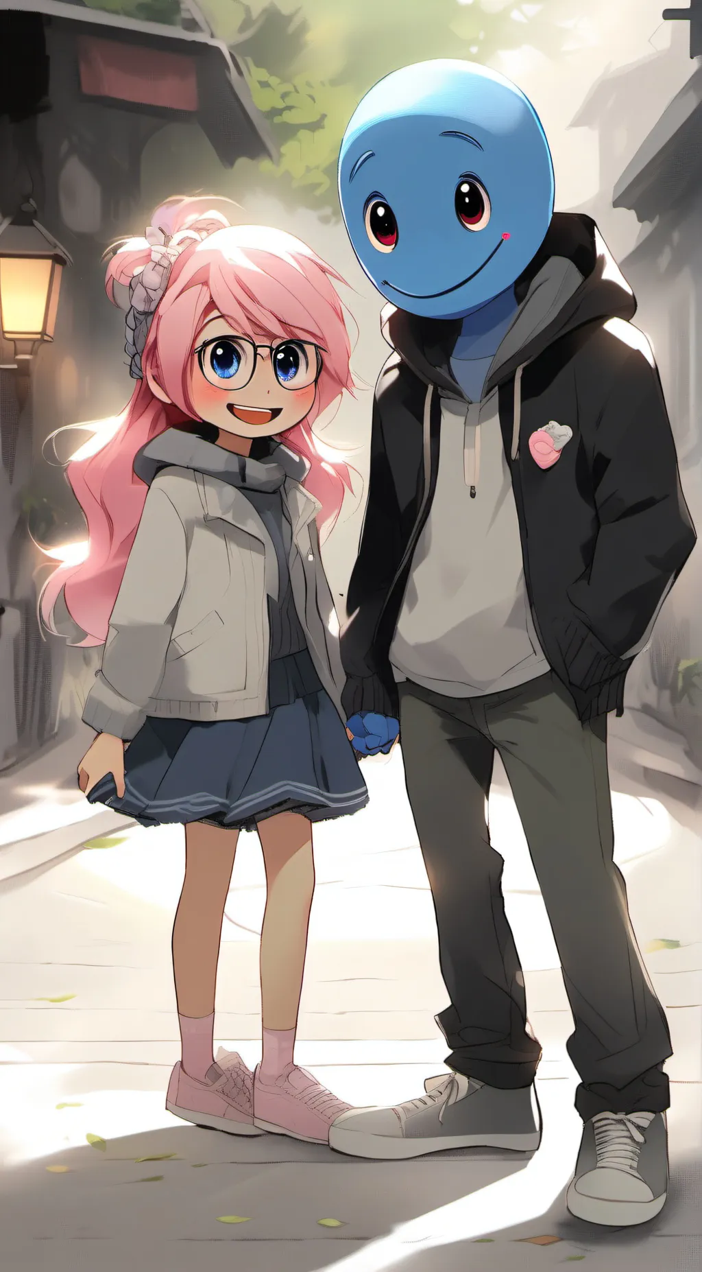 ai character: huggy and kissy background