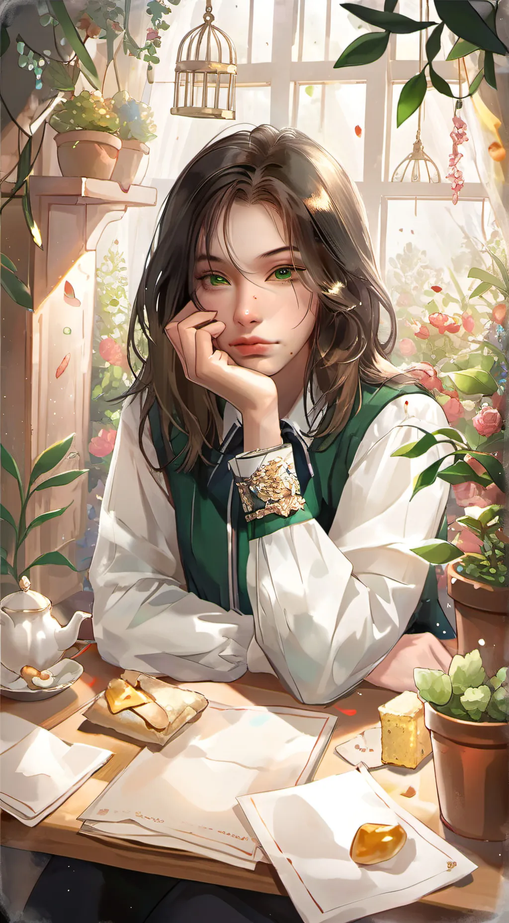 ai character: Lily background