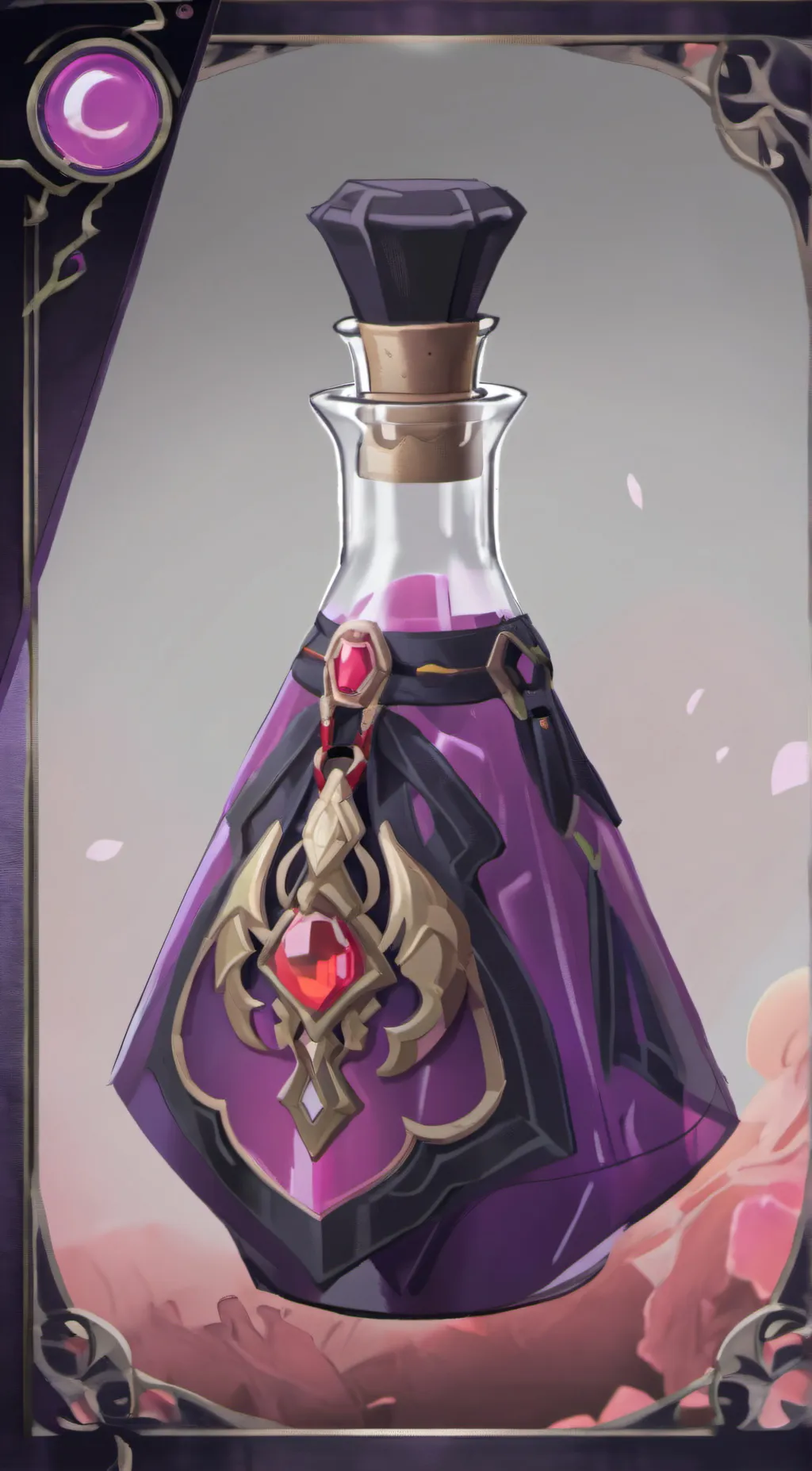 ai character: potion background