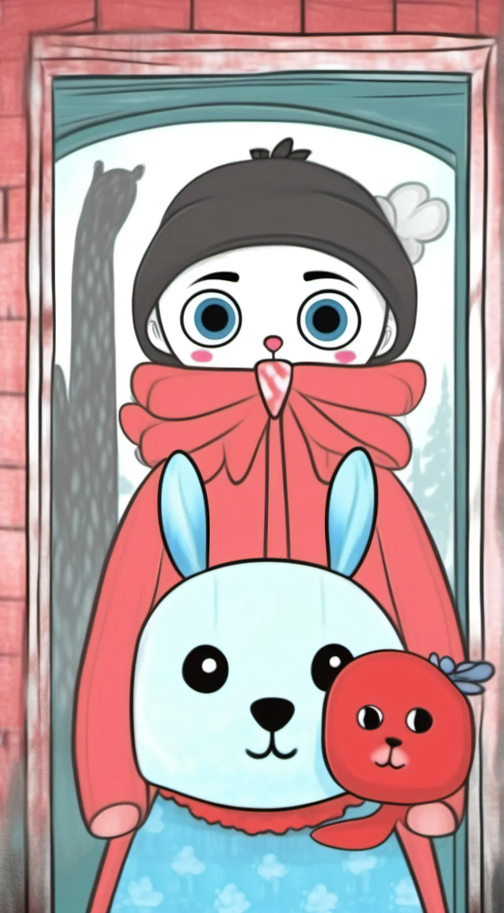 ai character: pretty blood group background