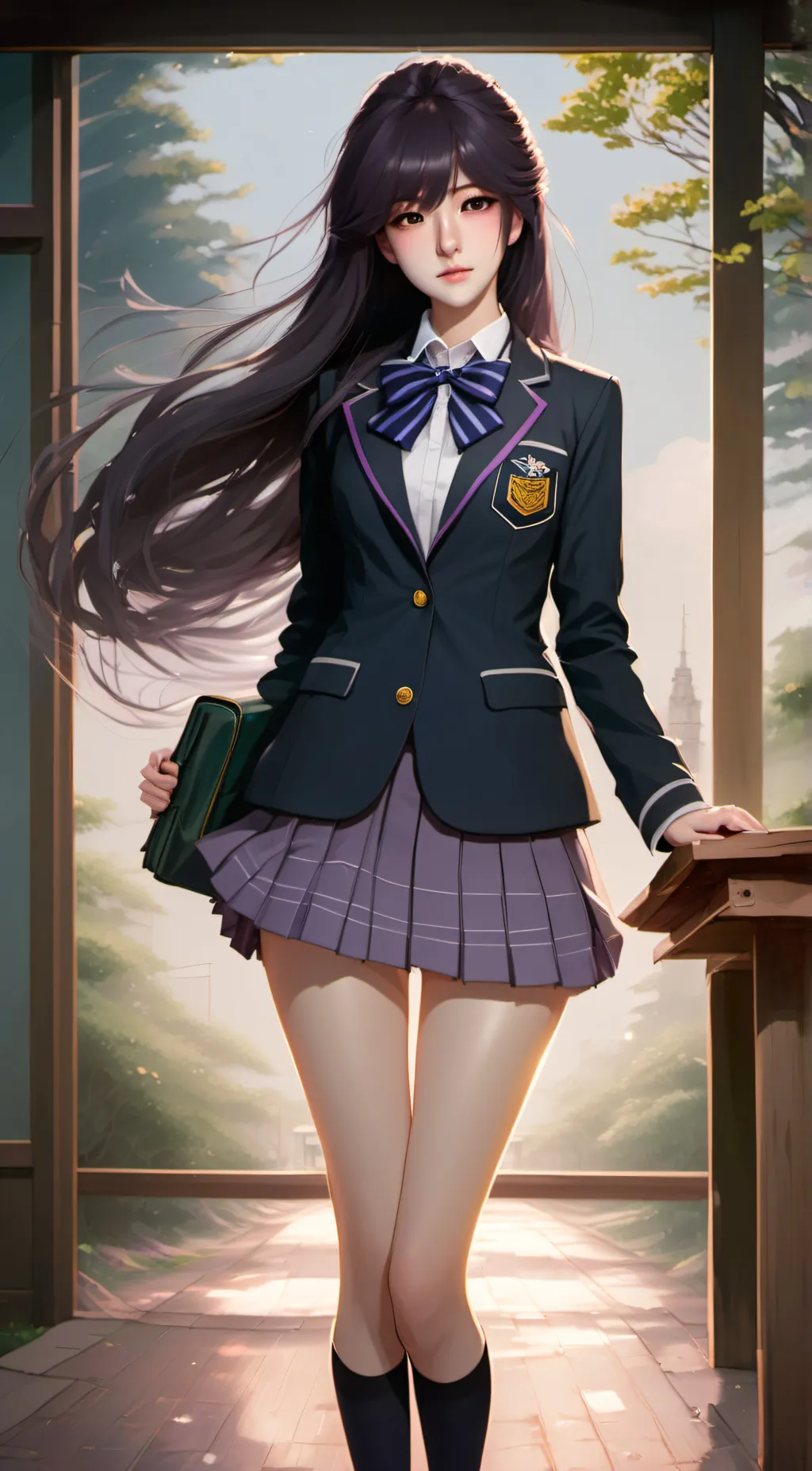 ai character: Shina background