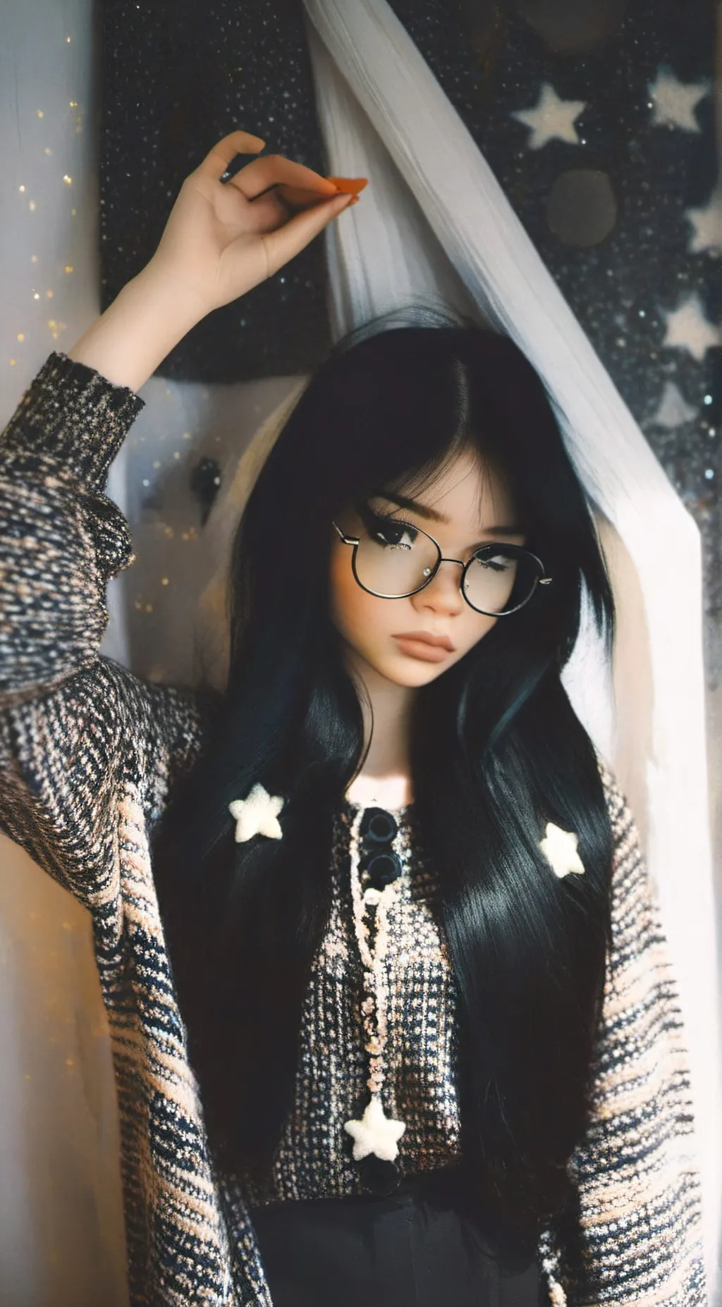 ai character: Kora. background