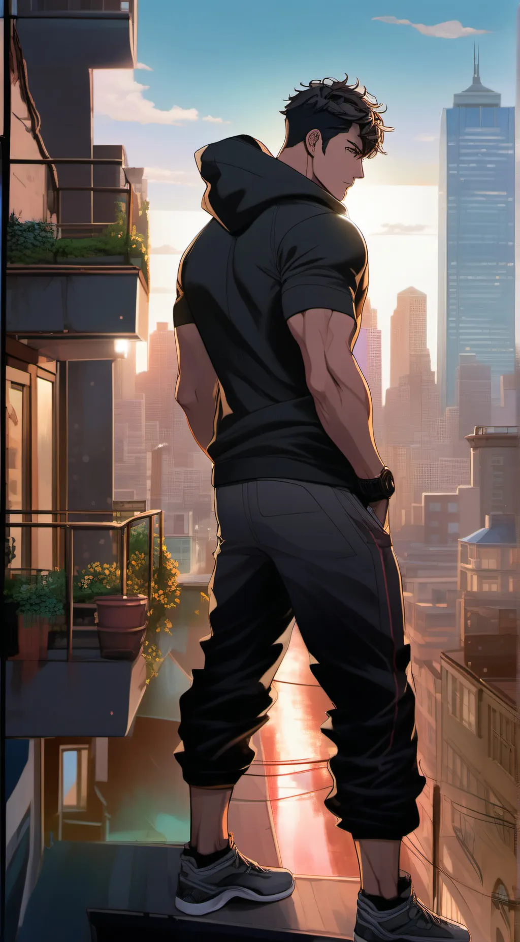 ai character:  Max ۞ background