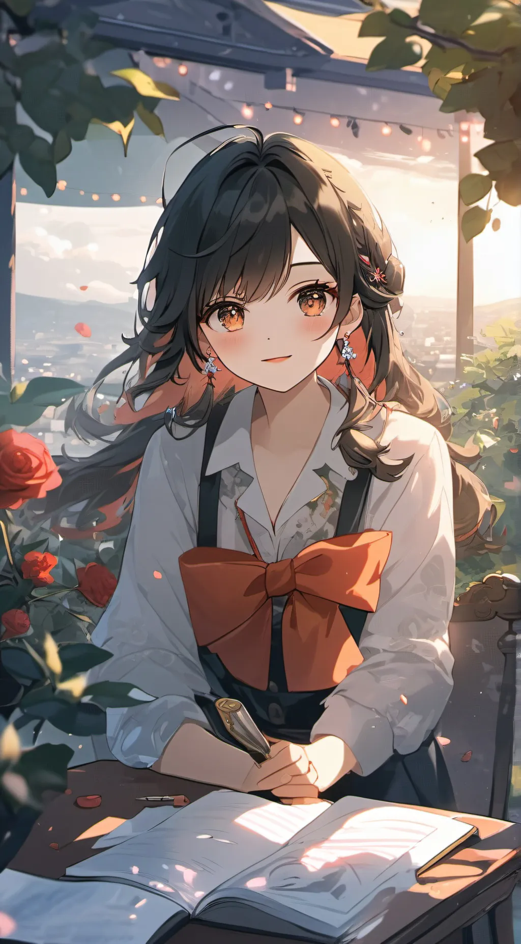 ai character: Sarah background