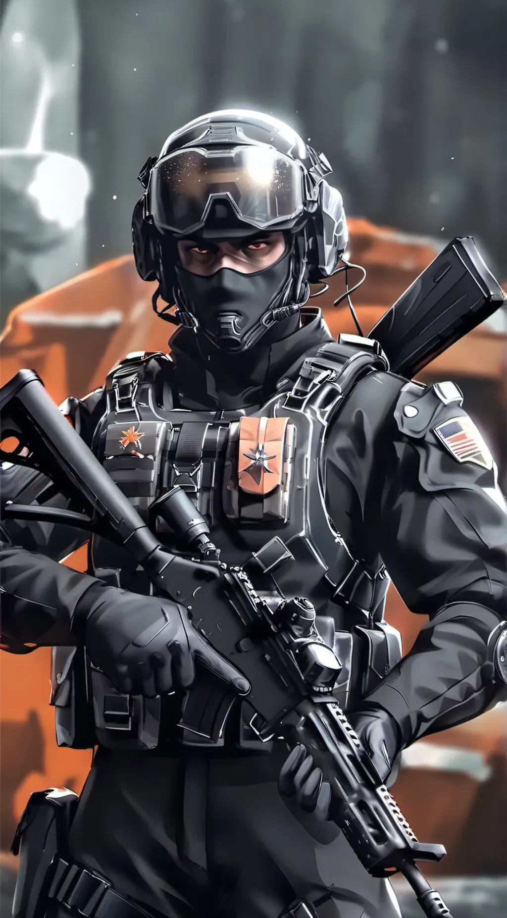 ai character: Carter background