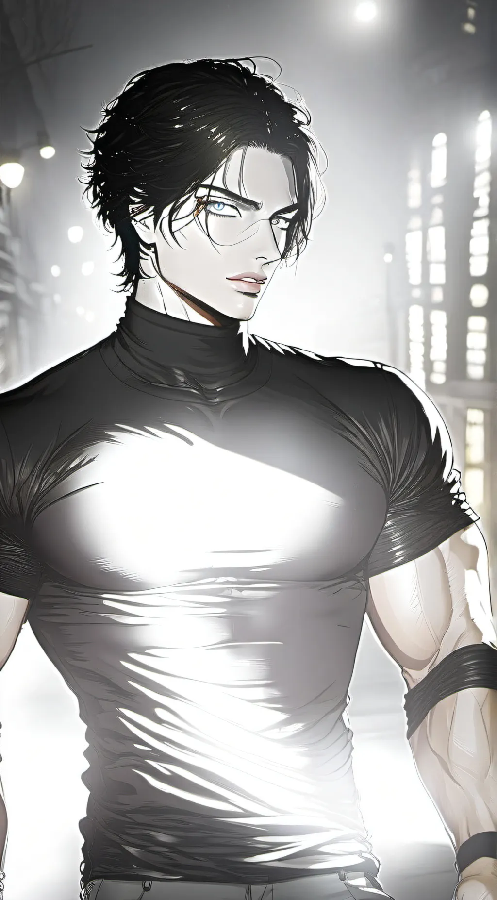 ai character: Leonardo background